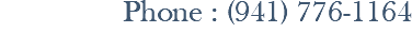 Phone : (941) 776-1164